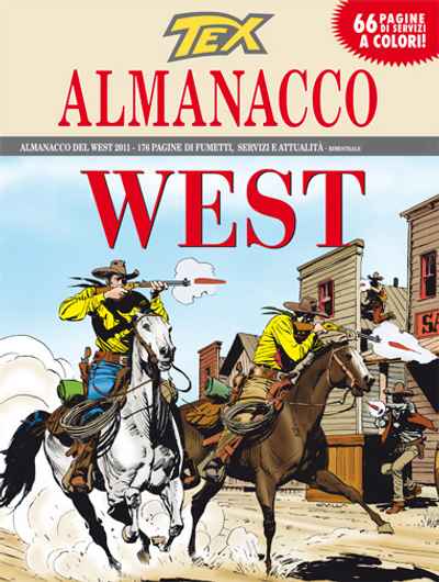 Almanacco West 2011<br>copertina di Claudio Villa<br><i>(c) 2011 Sergio Bonelli Editore</i>