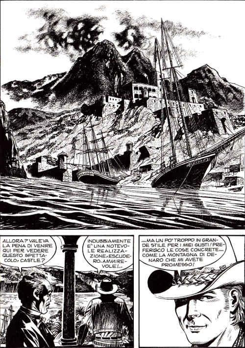 L'isla de la niebla<br>Tex 638, pag.80 - Tavola di Maurizio Dotti<br><i>(c) 2014 Sergio Bonelli Editore</i>
