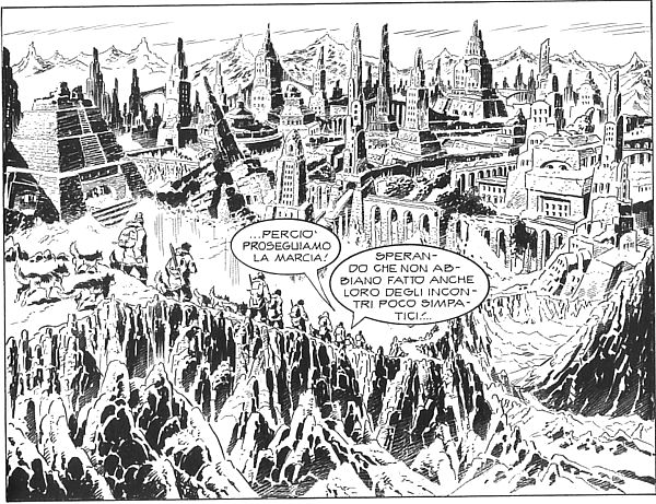 L'ultima città di Atlantide<br>disegni di Raffaele Della Monica, Zagor n.588, pag.7<br><i>(c) 2014 Sergio Bonelli Editore</i>