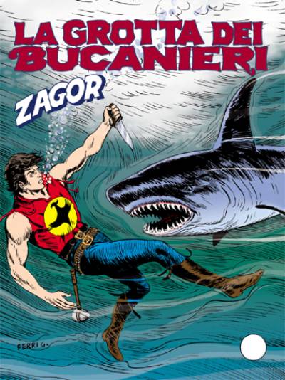 Zagor 524<br>copertina di Gallieno Ferri<br><i>(c) 2009 Sergio Bonelli Editore</i>
