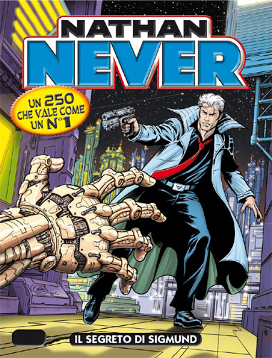 Nathan Never 250<br>copertina di Sergio Giardo<br><i>(c) 2012 Sergio Bonelli Editore</i>