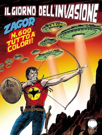 Zagor 600<br>copertina di Gallieno Ferri<br><i>(c) 2015 Sergio Bonelli Editore</i>